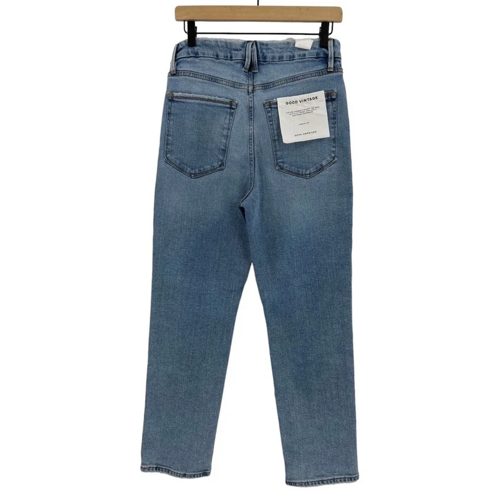 Good American Good Vintage Low Natural Fray Sz 6 - Picture 3 of 9